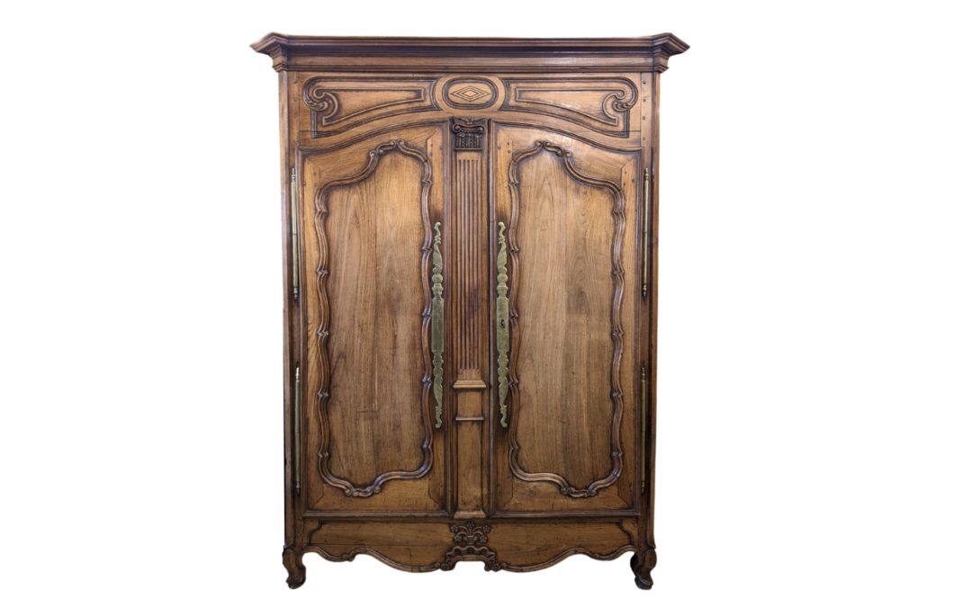 Louis XV Chestnut Armoire