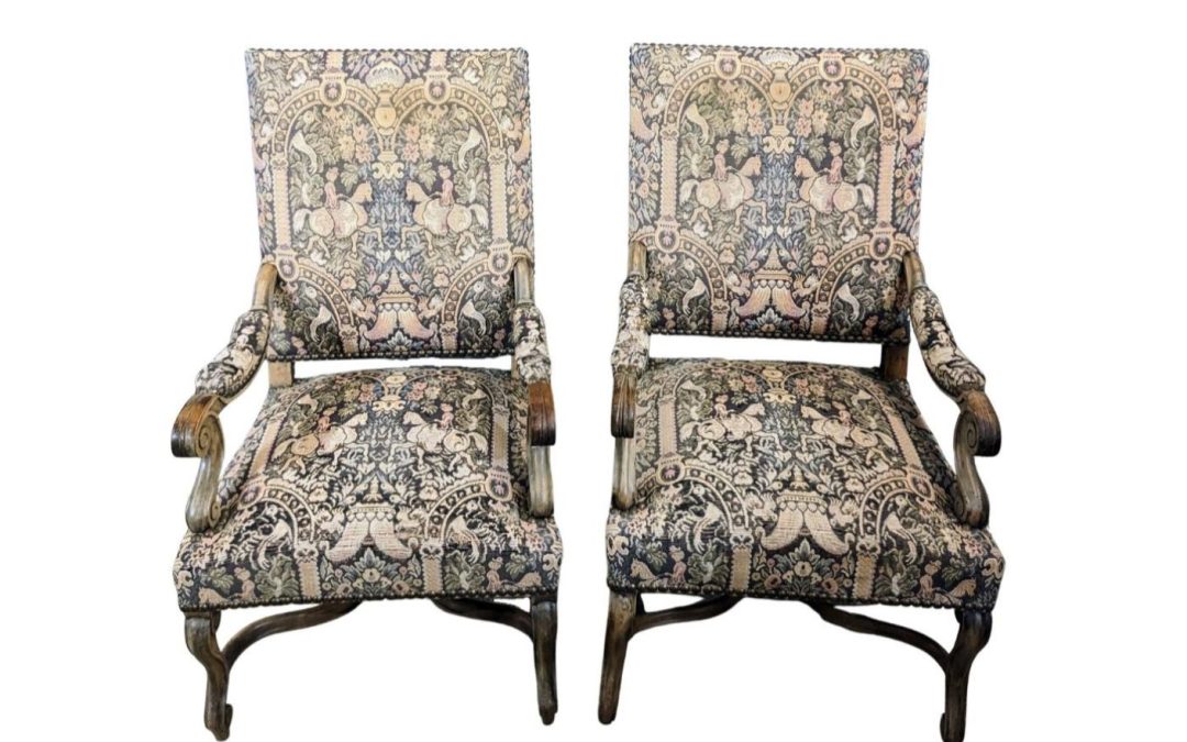 Pair of French Arm Chairs
