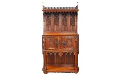 French Gothic Revival Period Buffet